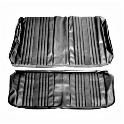 1969 Chevelle Coupe Rear Seat Upholstery - Black