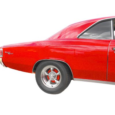 1966-67 Chevelle HT Quarter Window Glass RH - Clear
