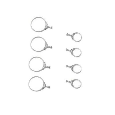 1959-72 Radiator And Heater Hose Tower Clamp Kit, Stamped