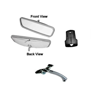 1971-72 Chevelle Rear View Mirror Kit Hardtop (12")