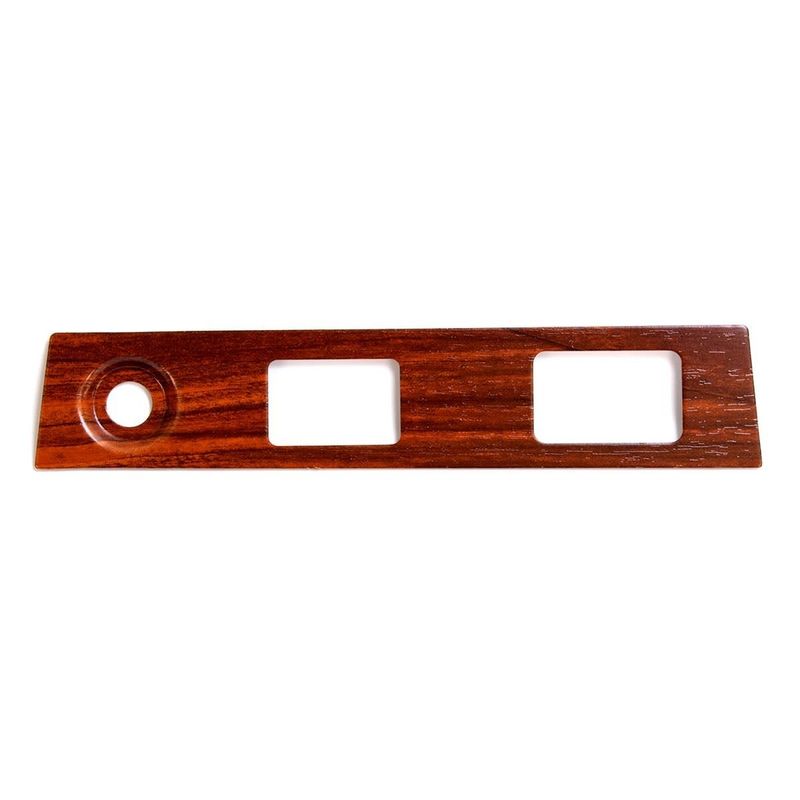 1969 Camaro Dash Plate Woodgrain for Defroster or Power Top