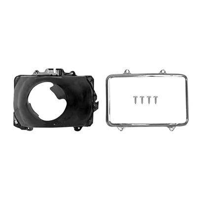 Dual Headlight Mounting Bucket w/Ring &amp; Hardware 1981-87 Chevy Truck C/K 10 - LH