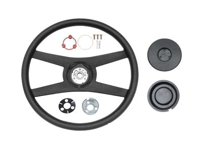 4 Spoke Sport Steering Wheel Kit 1971-81 Camaro, 71-72 Chevelle, 71-76 Nova, 76-77 Chevy Truck C/K 10