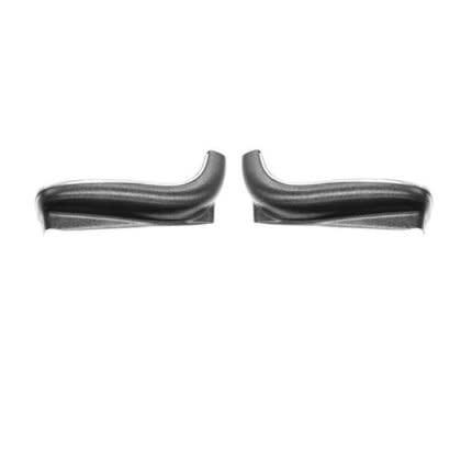1966-68 Chevelle Seat Bottoms Pair with Chrome Piping with bullets (does 1 seat)