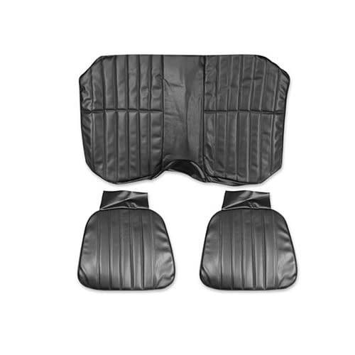 1974-76 Camaro Standard Rear Seat Covers  - Black