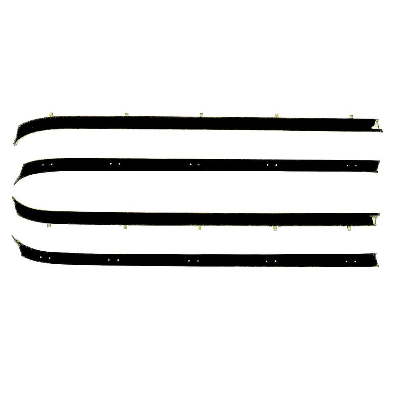 Windowfelts Inner &amp; Outer 4-Pc Kit 1973-80 Chevy Truck C/K 10