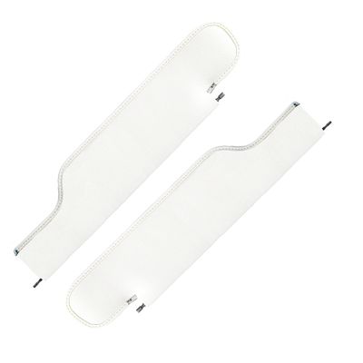 1968-72 Chevelle Convertible Sunvisor Pair -White