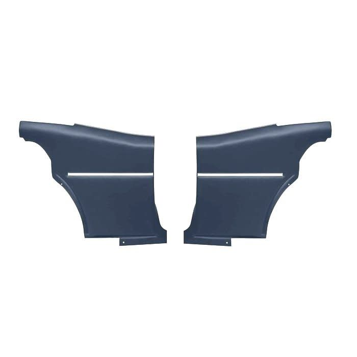 1968-69 Camaro Coupe Pre-Assembled Deluxe Rear Side Panels - Pairs - Black