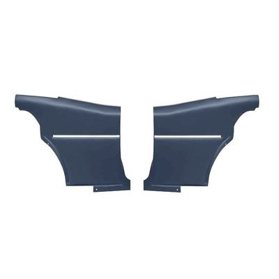 1968-69 Camaro Coupe Pre-Assembled Deluxe Rear Side Panels - Pairs - Black