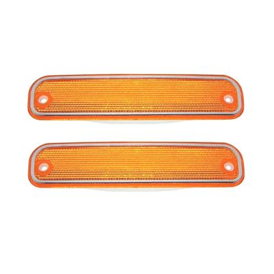 Side Marker Front Amber Pair 1973-80 Chevy Truck C/K 10