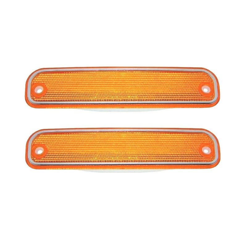 Side Marker Front Amber Pair 1973-80 Chevy Truck C/K 10