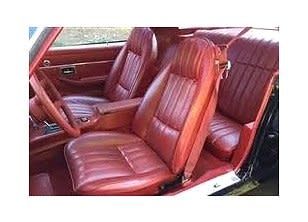 1977-78 Camaro Standard Front Bucket Seats &amp; Rear Seat Covers - Carmine / Red