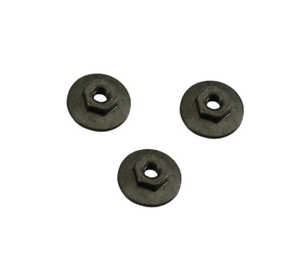 1967-69 Camaro Firebird Quarter Window Track Correct Mounting Nuts 3-Pc Kit