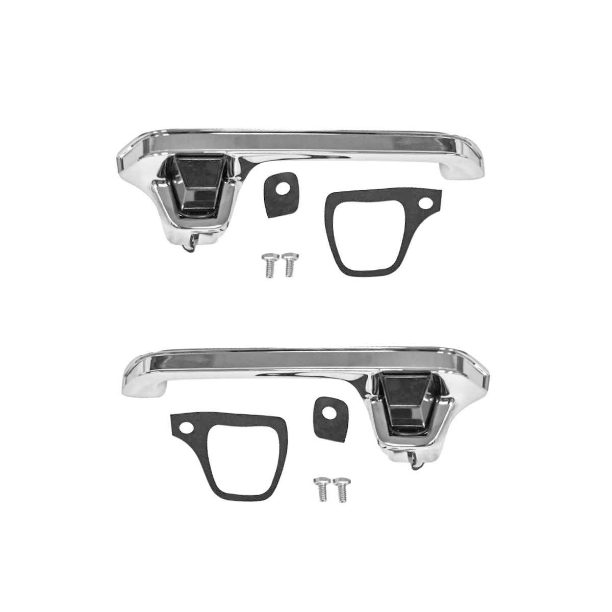 Outside Door Handles Chrome Pair - 1973-87 Chevy GMC  Truck