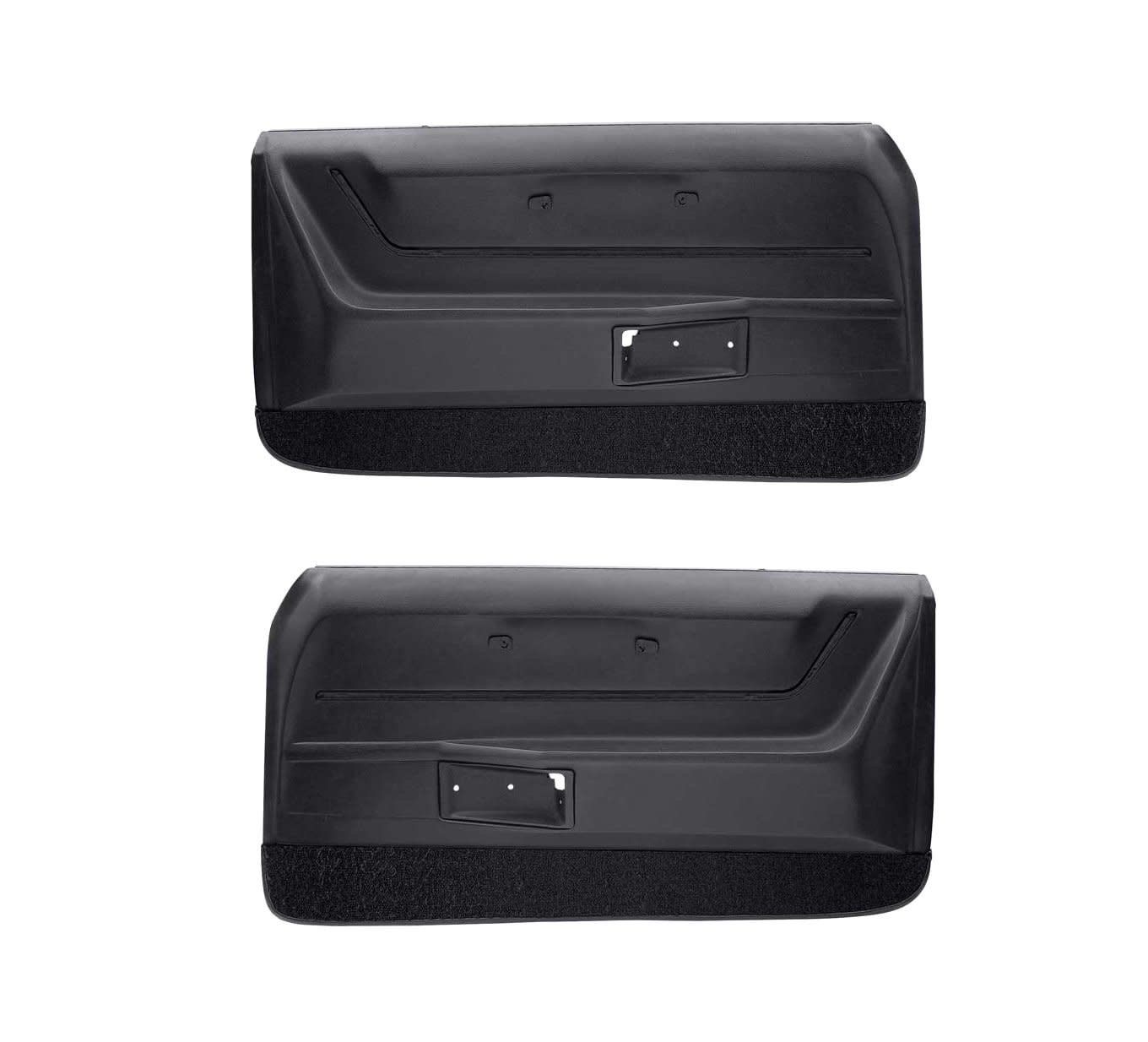 1968-69 Camaro Deluxe Front Door Panels - Black