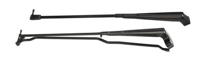 1970-81 Camaro Firebird Concealed Wiper Arms Pair - Black