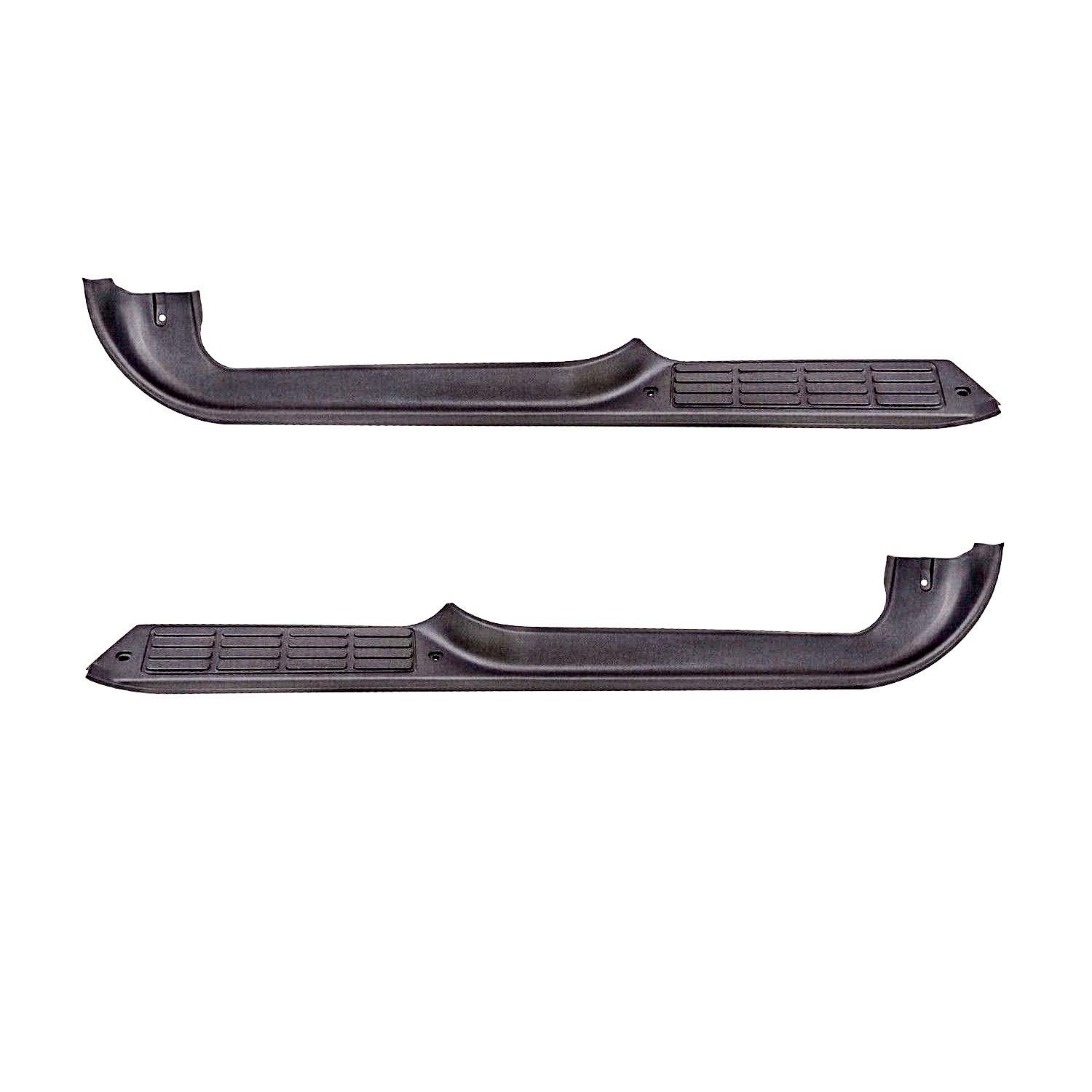 Black Plastic Sill Plates Pair 1978-86 Chevy Truck C/K 10