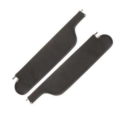 1967 Chevelle Coupe Sunvisor Pair - Black