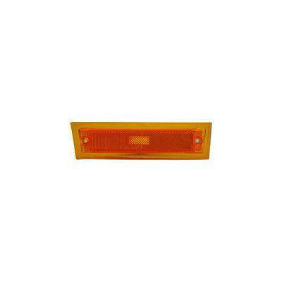 (LH) Front Amber Side Marker Lamp w/o Chrome 1981-87 Chevy Truck C/K 10