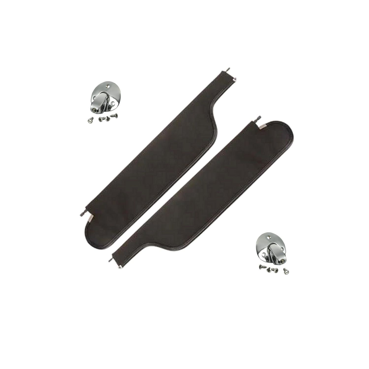 1966 Chevelle Coupe Sunvisor Kit - Black