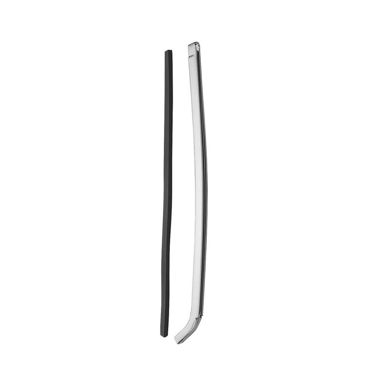 1966-67 Chevelle Quarter Molding Chrome w/ Insert - RH