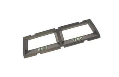 1968-69 Camaro Console Gauge Bezel - Battery &amp; Temperature