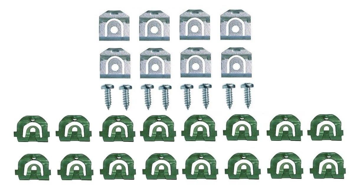 1964-67 Chevelle Hardtop Front Windshield Clip Kit - 32- Pieces
