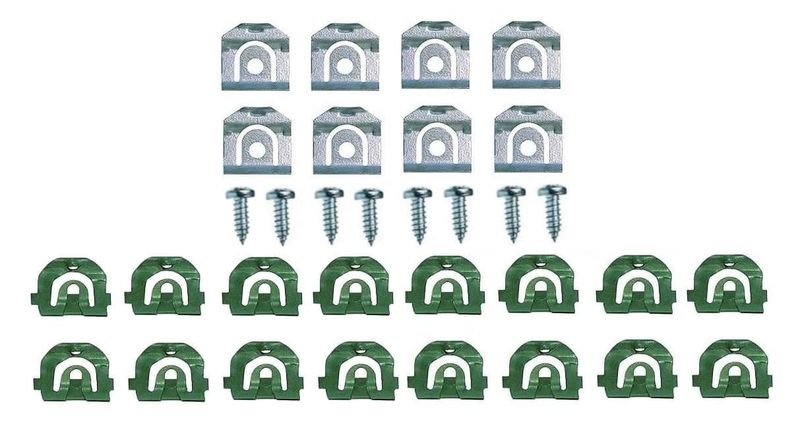 1964-67 Chevelle Hardtop Front Windshield Clip Kit - 32- Pieces
