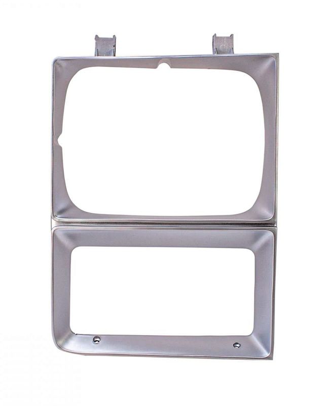 (RH) Headlamp Door Single Silver 1983-84 Chevy Truck C/K 10