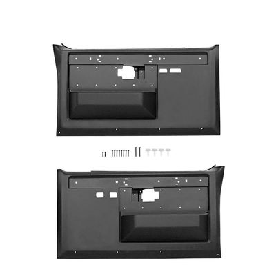 Molded Door Panels w/ Windowfelts &amp; Hardware 1981-87 Chevy Truck C/K 10