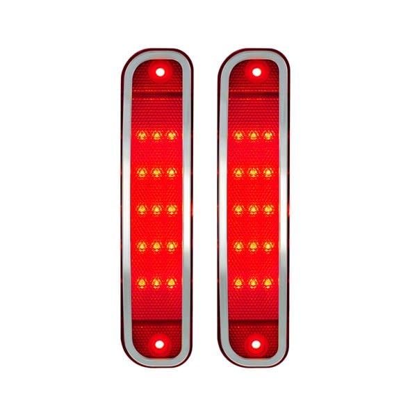 LED Red Rear Side Marker Pair 1973-80 Chevy Truck C/K 10