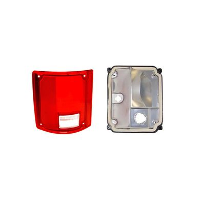 LH Tail Lamp Lens &amp; Housing w/o Trim 1973-91 Chevy Truck C/K 10