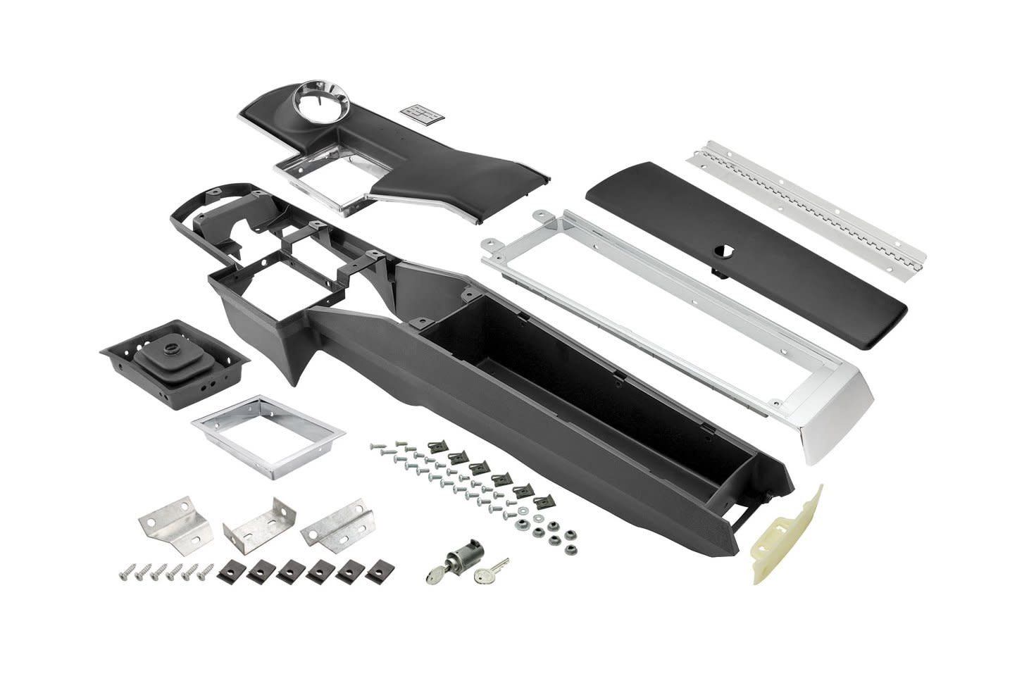 1966-67 Chevelle Console 4 Speed Kit -Un-Assembled