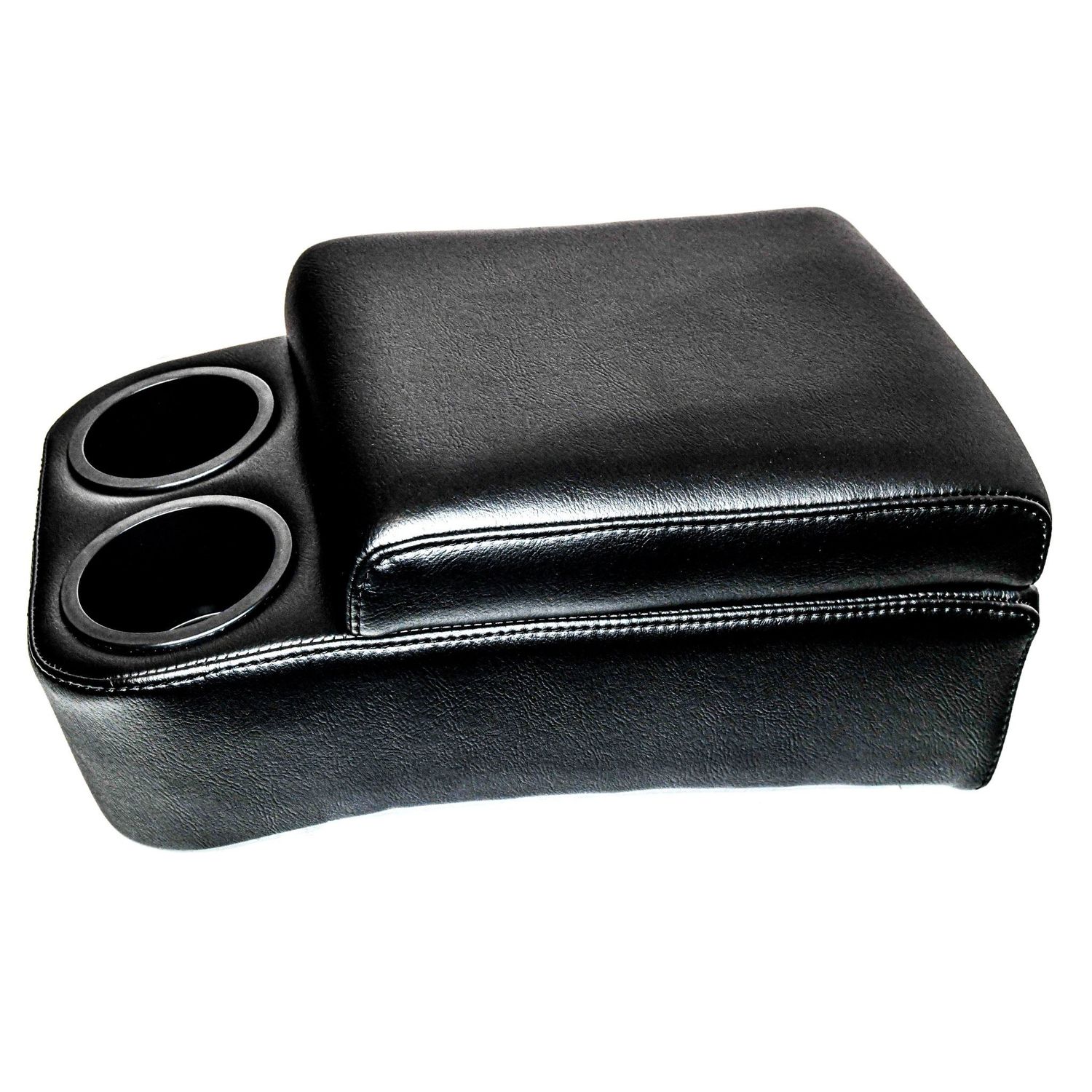 Black Bench Seat Deluxe Console w/ Cup Holders