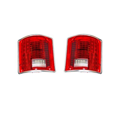 56 LED Sequential Tail Light Set w/ Trim Pair 1973-87 Chevy Truck C/K 10