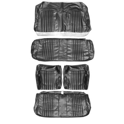 1971-72 Chevelle Bench Seat Front &amp; Rear - Black