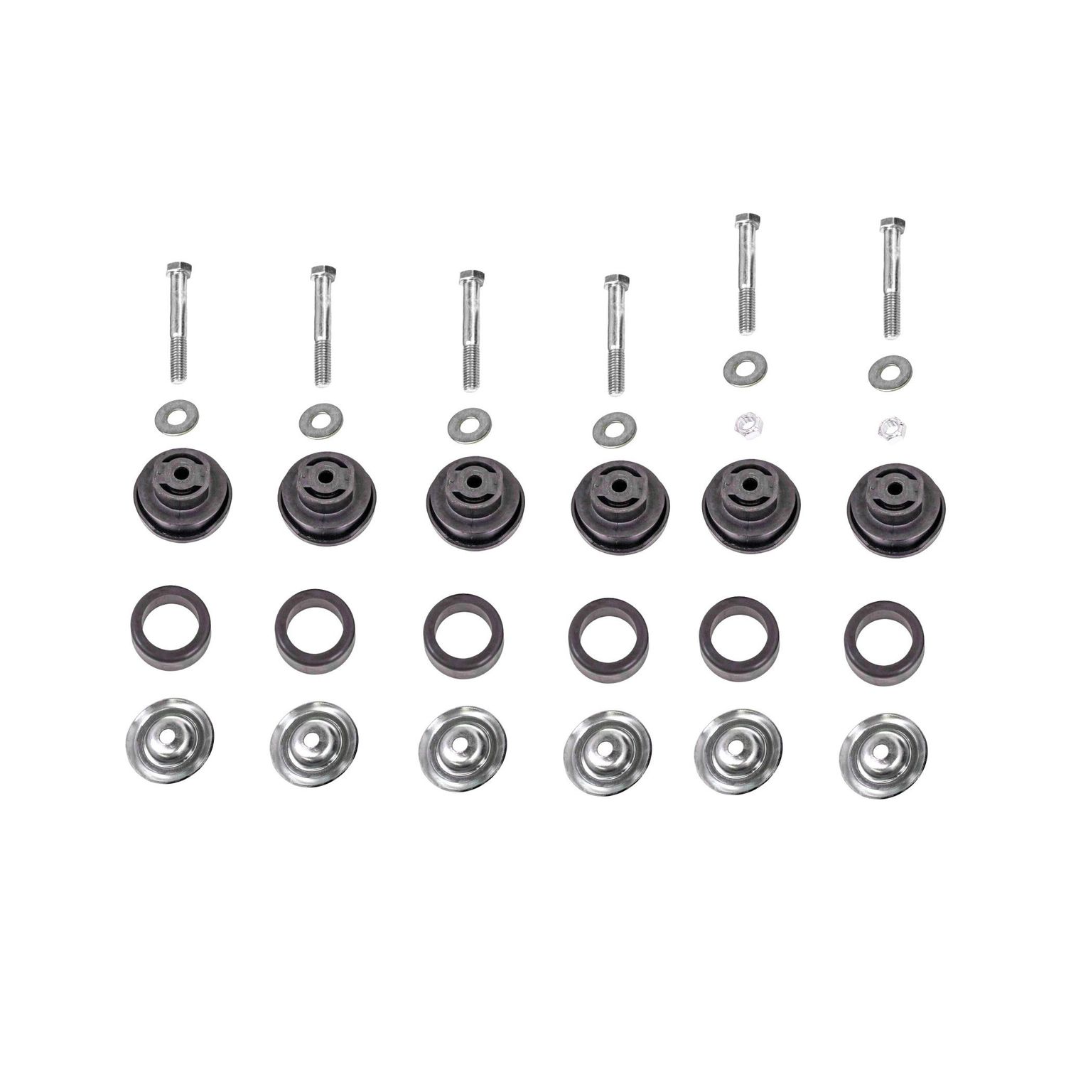 Cab &amp; Radiator Bushing &amp; Hardware Mount Kit 1981-83 Chevy Truck C/K 10 (2WD/4WD)