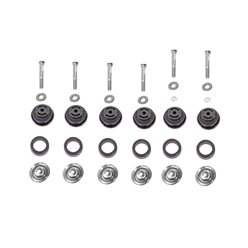 Cab &amp; Radiator Bushing &amp; Hardware Mount Kit 1981-83 Chevy Truck C/K 10 (2WD/4WD)