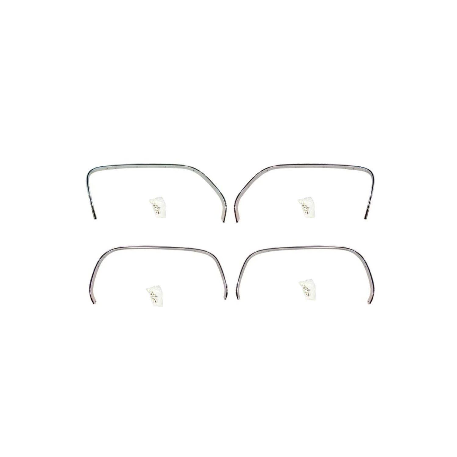 Wheel Opening Trim 4-Piece 1973-80 Chevy Truck C/K 10