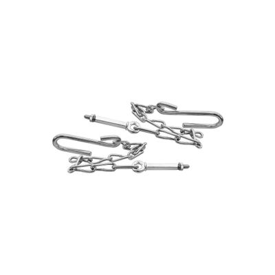 Step Side Cadmium Plated Tailgate Chain Kit 1973-87 Chevy truck C/K 10