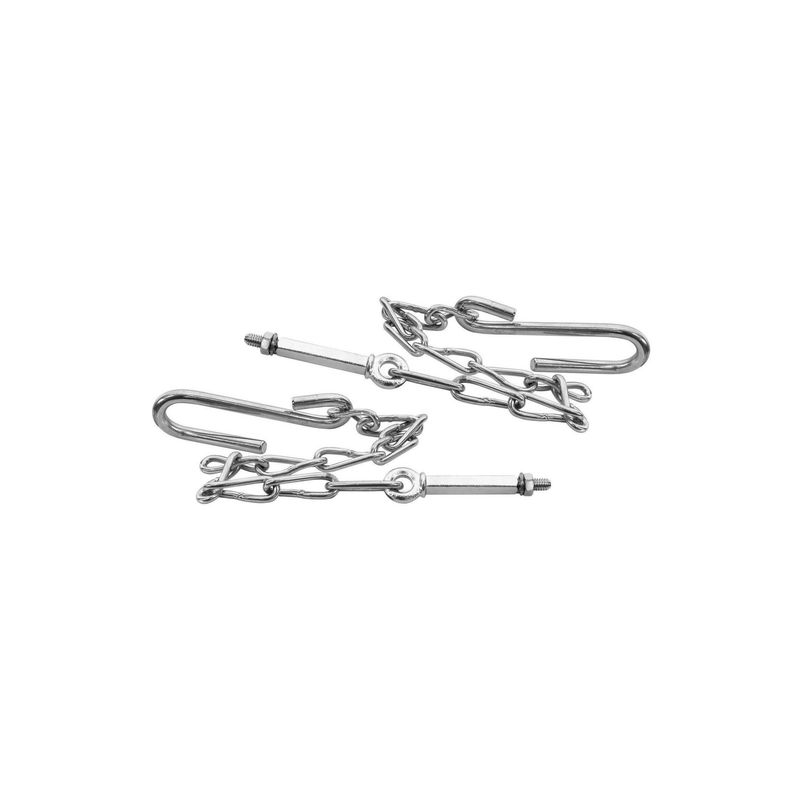Step Side Cadmium Plated Tailgate Chain Kit 1973-87 Chevy truck C/K 10