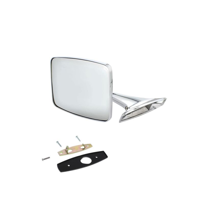 1973-87 Chevy Truck C/K 10 (LH) Chrome Door Mirror