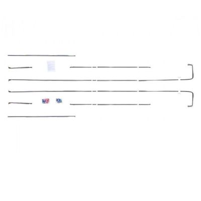 Complete Premium Body Molding Set Polished, 1973-80 Chevy GMC CK Truck - Short Bed Fleetside