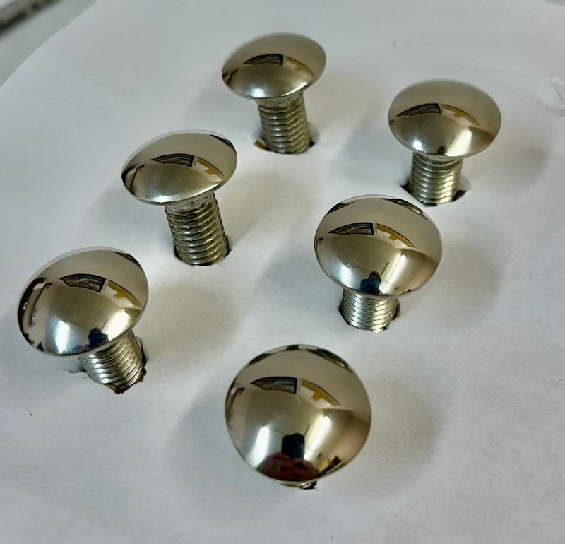 Stainless Steel Bumper Bolts,  Front  1973-80  Chevy GMC Blazer Truck C/K 10