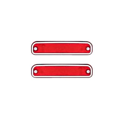 Side Marker Rear Red Pair 1973-80 Chevy Truck, C/K 10 Step Side Bed