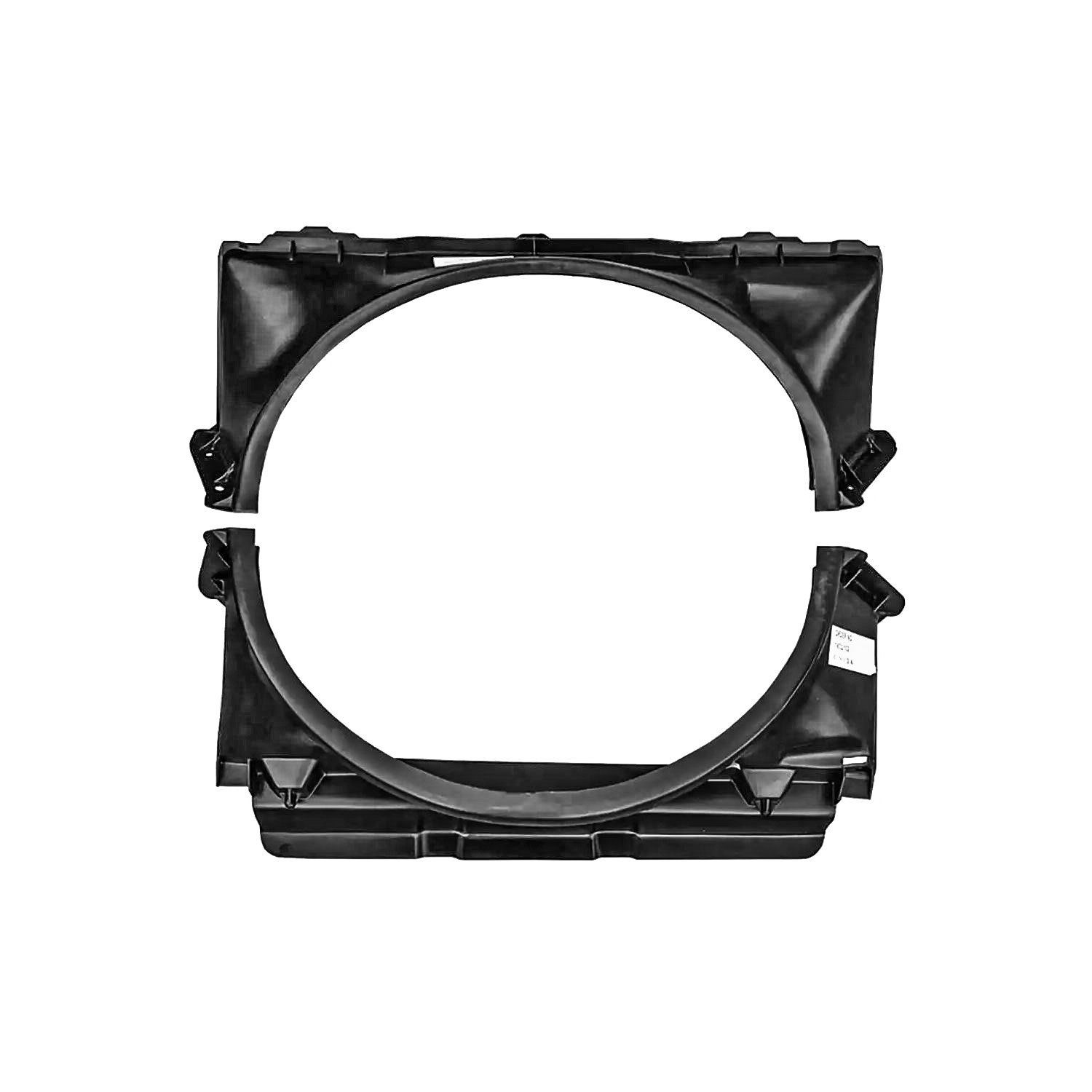 Upper &amp; Lower Fan Shroud V8 w/ AC 2 PC 1981-87 Chevy Truck/C 10