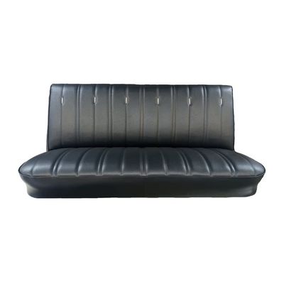 Front Vinyl Bench Seat Upholstery 1975 Chevy Truck C/K 10  - Black