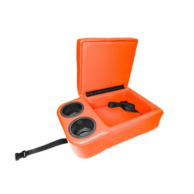 Orange Bench Seat Deluxe Console w/ Cup Holders