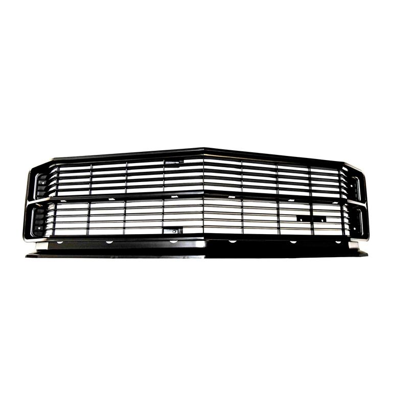 1971 Chevelle Black SS Grille w/o Stainless Trim