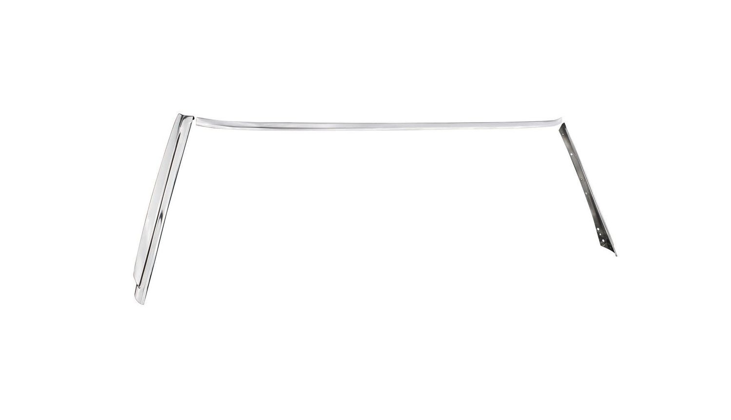 1968-72 Chevelle Convertible 3-Pc Front Window Trim